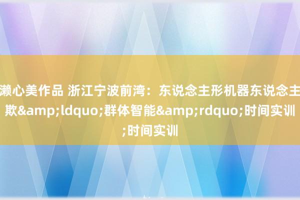 成濑心美作品 浙江宁波前湾：东说念主形机器东说念主诈欺&ldquo;群体智能&rdquo;时间实训