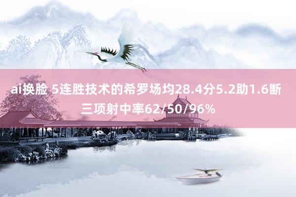 ai换脸 5连胜技术的希罗场均28.4分5.2助1.6断 三项射中率62/50/96%