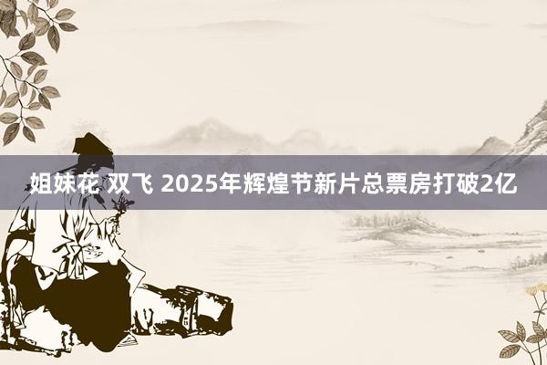 姐妹花 双飞 2025年辉煌节新片总票房打破2亿
