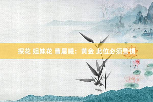 探花 姐妹花 曹晨曦：黄金 此位必须警惕